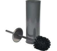Douceur d'Intérieur Brosse WC Metalia Diamètre 9,5 x 37 cm Anthracite Métal Uni