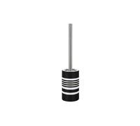 Brosse wc avec support TUBE STRIPPES Noir & Blanc Spirella