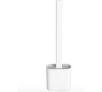 Brosse WC blanche en silicone flexible G