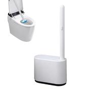 Brosse WC - Brosse pour Le Nettoyage des Toilettes | Brosses à récurer pour Cuvette de Toilettes avec poignée Ergonomique | Brosses de Salle de Bain avec tête de Lavage Soluble dans l'eau toillettes