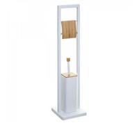 Brosse WC + Dérouleur papier ""Natureo"" Atmosphéra - Blanc