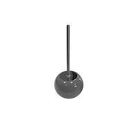 Douceur d'Intérieur – Brosse WC Bullea – Céramique unie – Diam. 15,8 x 37 cm – Anthracite