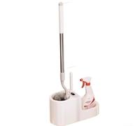 Brosse WC en acier avec couverture à 360 degrés et évacuation murale Petite (B)