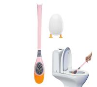 Brosse WC en forme de canard avec support, brosse WC en silicone, taille compacte, bec de canard, brosse de nettoyage pour toilettes, brosse de nettoyage pour WC pour salle de bain