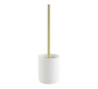 Brosse WC en Résine "Aquamarbre" 36cm Blanc Blanc