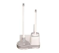 Brosse WC et goupillon - Brosse WC avec support - Brosse WC - Cloche d'aspiration - Canard - d'aspiration pour toilettes - Brosse de nettoyage des toilettes - Porte-brosse WC pour salle de bain