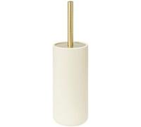 Brosse WC et pot coloris ivoire et acier doré, 5Five Duo