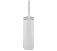 Brosse WC et support MSV Spirella Akira à poser en acier coloris blanc
