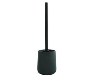 Brosse WC et support MSV Spirella Maonie corps céramique coloris vert foncé