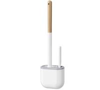 Brosse WC - Fixation murale non posée - Brosses et supports de toilette - Accessoire de salle de bain idéal pour caravane et camping-car - Laisse le sol transparent