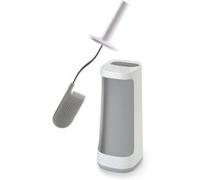 Joseph Joseph Flex Plus Brosse Toilettes avec Rangement, Plastique, Blanc/Gris, 11,4 x 13,6 x 45,3 cm