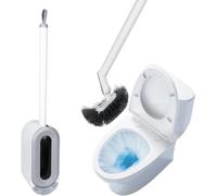 Brosse WC Gris Clair avec Support Mural - Drainage & Hygiène Vendos85