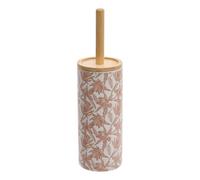 Brosse WC Imprimée "Bloom" 37cm Rose
