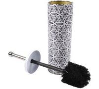 Brosse WC Imprimée "Graphic Jungle" 37cm Noir Noir G