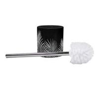 Brosse WC Imprimée Orbella 40cm Noir & Argent