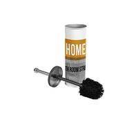 Brosse WC Imprimée "Street" 37cm Ocre & Gris