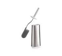 Joseph Joseph - Flex - Brosse Toilette WC - Balayette Souple et Résistante + Support - tête flexible, anti-goutte, anti-bouchage, Acier inoxydable