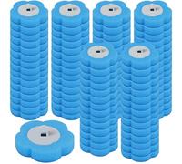 Brosse WC jetable, 90 pièces Rechange pour Toilettes, Brosse de Recharge jetable, adaptée au Nettoyage de la Salle de Bain du lavabo et de la Baignoire (Baguette de Toilette et Support Non Inclus)