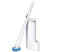 Brosse WC Jetable, Brosse de Nettoyage en Profondeur pour Salle de Bain, Brosse de Nettoyage WC avec Recharges de Baguette WC, Brosse WC Jetable et Peu Encombrante pour(8 recharges de baguette Toilte)