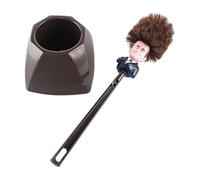 Brosse WC Macron, Balai Toilette WcMacron, Brosse Toilettes WC Humoristique Douchette, avec Socle De Rangement pour Un Nettoyage Facile - Gadget Insolite Utile Cadeau Secret Santa