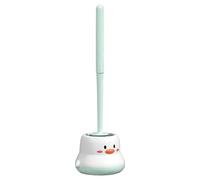 Brosse WC - manches longues pour nettoyer le bol | Brosse WC avec support | Remover les taches compactes et ergonomiques sans perçage | Coins morts plus propres sans perçage pour la maison