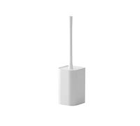 Brosse WC murale avec manche long - Blanc pur - Nettoyant salle de bain pour les coins difficiles d'accès - Brosse WC efficace pour un nettoyage et une hygiène faciles