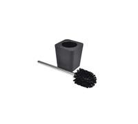 Douceur d'Intérieur Brosse WC Vitamine – Plastique Soft Touch Noir 11,6 x 11,6 x 38,2 cm