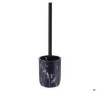 TENDANCE - Brosse WC polyresine - marbre Noir
