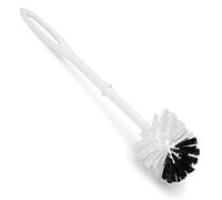 Brosse WC PPN Noir/Blanc Plastique, tête ronde
