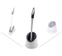 Brosse WC sans Poils, Brosse à Picots, tête de Brosse avec Picots et Accessoires de Toilette, Plastique, 40 x 15 x 15 cm