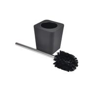 Douceur d'Intérieur Brosse WC Vitamine – Plastique Soft Touch Noir 11,6 x 11,6 x 38,2 cm