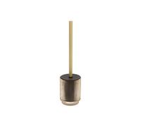 Brosse WC Solis Verre Acier Inoxydable Polypropylène 38,5 cm Ambre