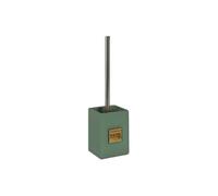 douceur d'intérieur, Brosse WC (10.4 x 10.4 x 41 cm) Cerawood Kaki, Céramique Finition Bambou