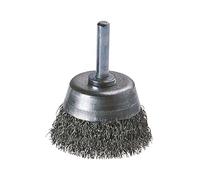 Brosse Wolfcraft métallique soucoupe diamètre 75 mm 6005500135