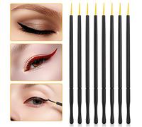 Brosse Yeux Pointe Fine, 100pcs Pinceau Maquillage Gel Pointu - Outil Appliqueur Liner Liquide - Pinceau Ombre Œil Professionnel