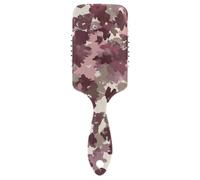 Brosses à cheveux antistatiques camouflage militaire bordeaux camouflage conçues pour masser le cuir chevelu pour la croissance des cheveux avec poignée ergonomique cepillo para pelo rizado