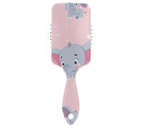 Brosses à cheveux antistatiques motif éléphant marron pour cheveux bouclés avec poignée ergonomique cepillo para pelo rizado