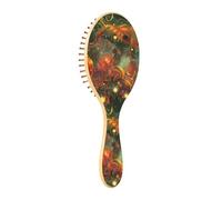 Brosses à cheveux en bois - Citrouille folle - Brosse à cheveux en bois - Brosse à cheveux en bois - Brosse de massage en bois