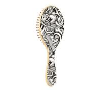 Brosses à cheveux en bois pour la Saint-Valentin Motifs musicaux Safari _ 4 Brosse à cheveux en bois pour femme Brosse à cheveux en bois naturel