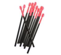 Brosses à cils, 50 pièces/paquet brosse à cils jetable en silicone baguettes de mascara applicateur brosse sourcils fournitures d'extension outils de maquillage (forme sphérique), silicone