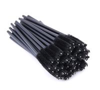 Brosses À Cils,Outils D'extension De Faux Cils,Brosse À Sourcils,Baguettes De Mascara,Applicateur,Bobines,Outil Cosmétique,5/50 Pièces.Plastic Black.5 Pieces