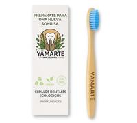 Brosses à dents écologiques en bambou - Lot de 4 - Végétaliens, sans plastique - Votre geste quotidien pour la planète - Yamarte Naturel