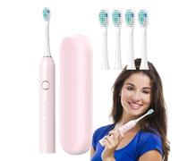Brosses à dents électriques pour voyage, rechargeables avec étui - Brosse à dents électrique de voyage | Rechargeable 40 000 VPM charge rapide 3 heures derniers 180 jours minuterie