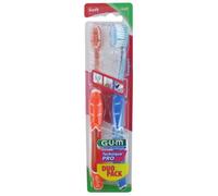 Brosses À Dents-Gum Technique Pro Bros Soup 1525 Duopack (Couleur : Orange - Bleu)