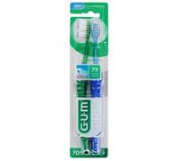 Brosses À Dents-Gum Technique Pro Bros Soup 1525 Duopack (Couleur : Vert Foncé - Bleu)