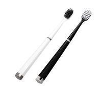 Brosses à dents manuelles - Brosse à dents à poils souples | Poignée ergonomique | Outil de nettoyage en profondeur à tête large pour un retrait efficace de la mauvaise , idéal pour les femmes