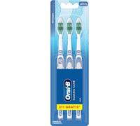 Brosses à dents Oral-B Classique, 3 pièces, manche ergonomique, brosses moyennes