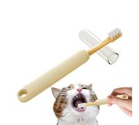 Brosses À Dents Pour Chien,Outil avec une Prise Douce et Anti-Dérapante | Brosse À Dents Pour Petits Chiens | Pour Soin Quotidien de la Famille et des Amis, pour Chats et Chatons, Maison et