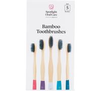 Brosses à dents Spotlight Oral Care en bambou, paquet de 5