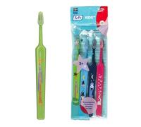 Brosses à dents TePe Kids Extra Souple, Pack famille, 4pcs, brosse à dents pour enfants, brins souples pour un nettoyage efficace et en douceur
